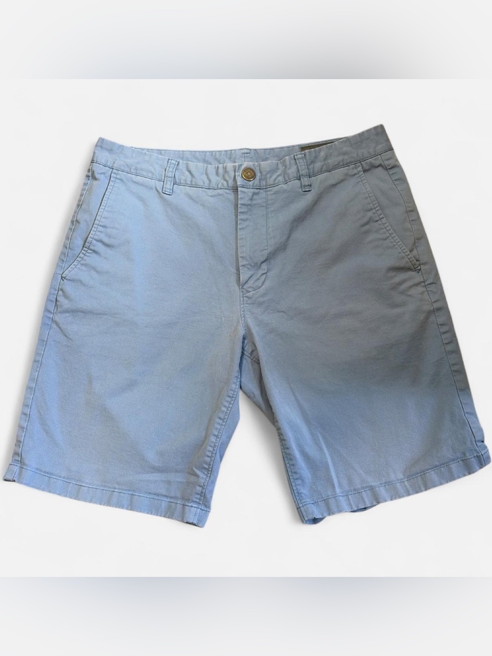 Bonobos Light Blue Flat Front Chino Shorts